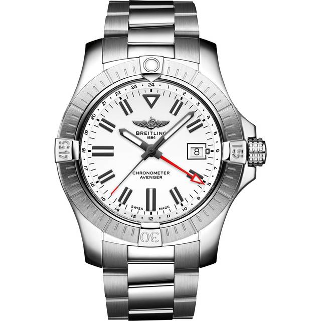 Breitling Watch Avenger Automatic GMT 43 White Bracelet D