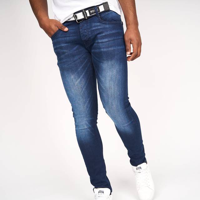 Crosshatch Barbeck Slim Fit Jeans Men's  Size: 4 In Dark Wash