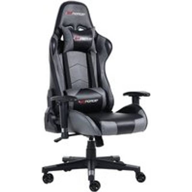Gtforce Pro Fx Reclining Sports Racing Gaming Office Desk Pc Car Faux Leather Chair (white), White