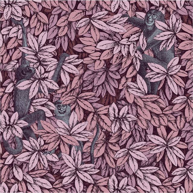 Cole & Son Foglie e Scimmie Wallpaper