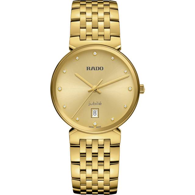 Rado Florence Men's Diamond Dial & Gold Tone PVD Bracelet Watch