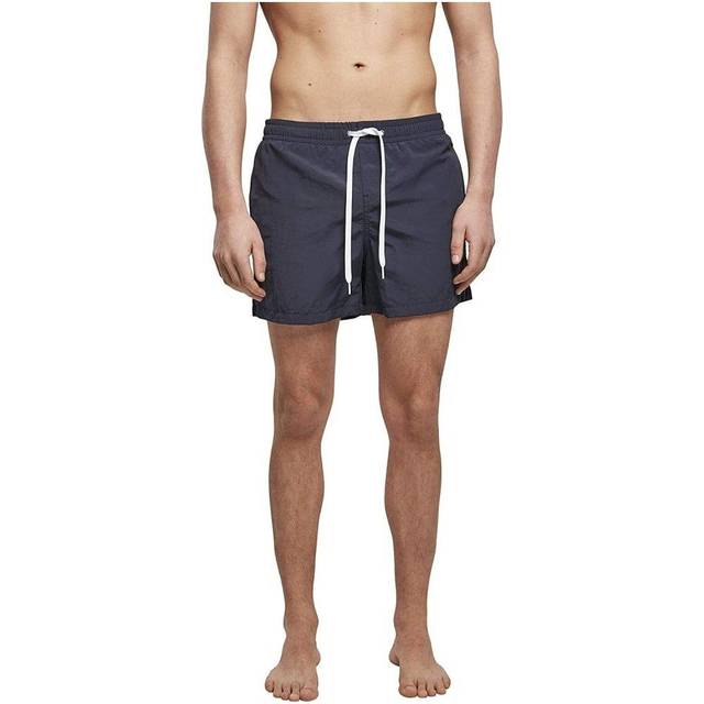 (2XL, Navy) Build Your Brand Mens Swim Shorts