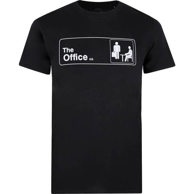 (XL, Black) The Office Mens Logo T-Shirt