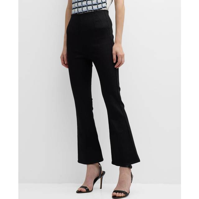 Carson Off-Duty Kick-Flare Jean in Onyx - S