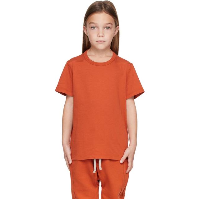 Rick Owens Kids Orange Level T-Shirt - 53 ORANGE - 6Y