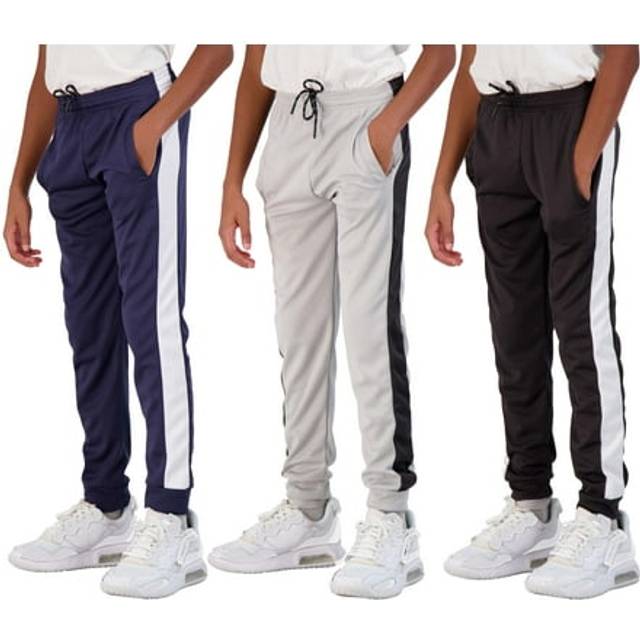 3 Pack Boys Girls Youth Active Teen Mesh Boy Sweatpants Joggers Running Basketball School Track Pants Athletic Workout Gym Apparel Training Jogger Fi