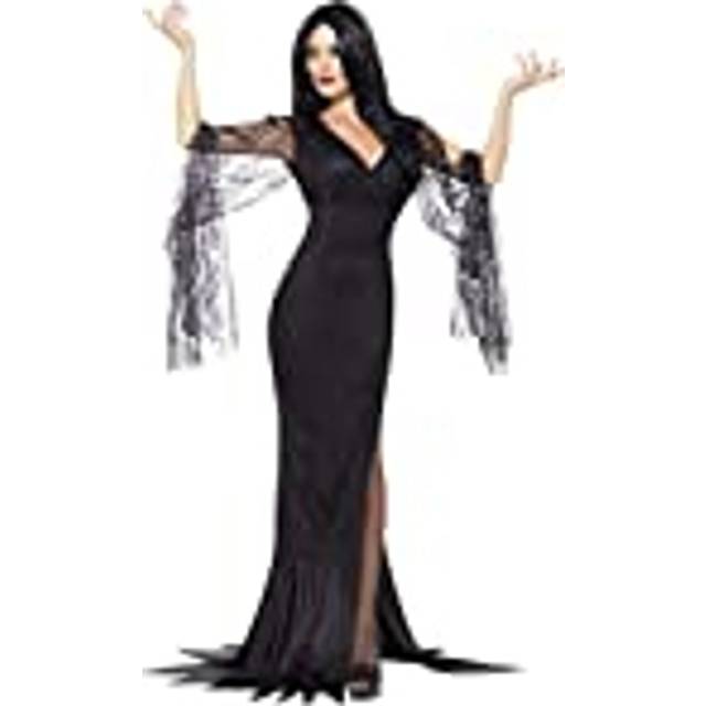 (Extra Large) Immortal Soul Morticia Addams Witch Vampire Costume