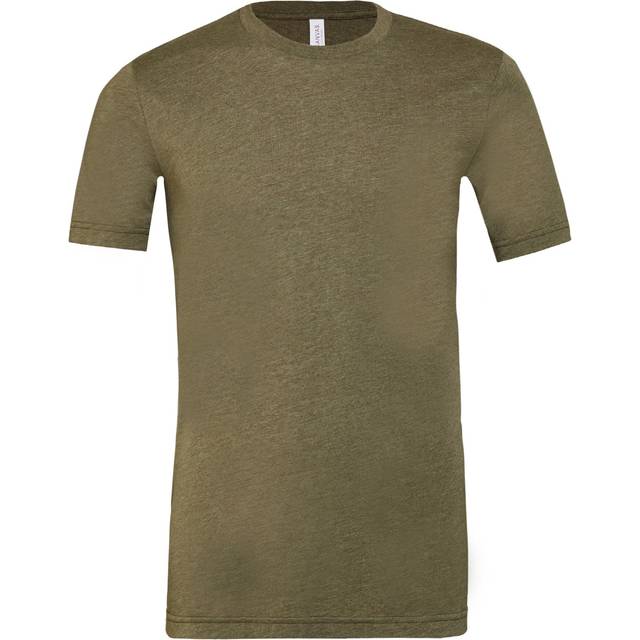 (XS, Olive Heather) Bella + Canvas Unisex Adult T-Shirt