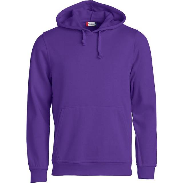 (M, Bright Lilac) Clique Unisex Adult Basic Hoodie