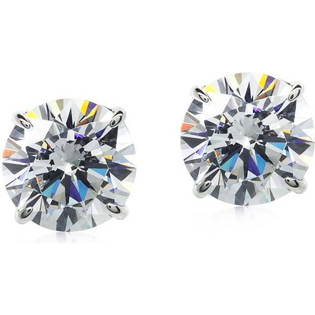 CARAT* Eternal 9ct White Gold 0.75ct Cubic Zirconia Stud Earrings CE9KW-ETER-W60