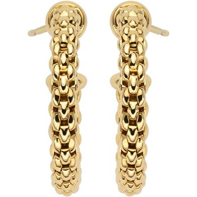 Fope Essentials 18ct Yellow Gold Small Hoop Earrings