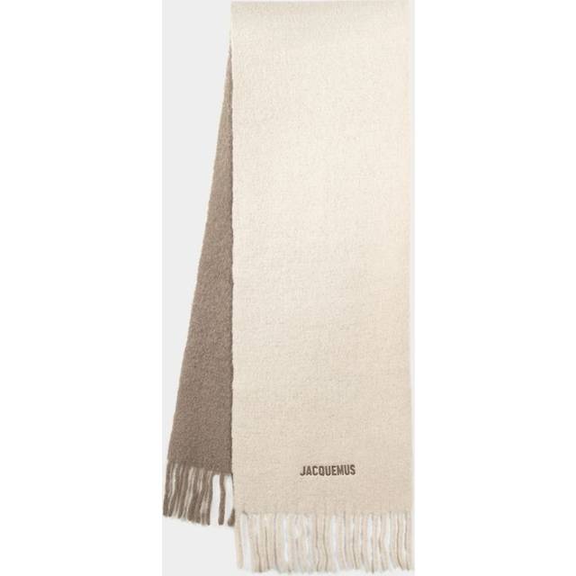JACQUEMUS Beige Les Classiques 'L'écharpe Moisson' Scarf - 015 MULTI-BEIGE - UNI