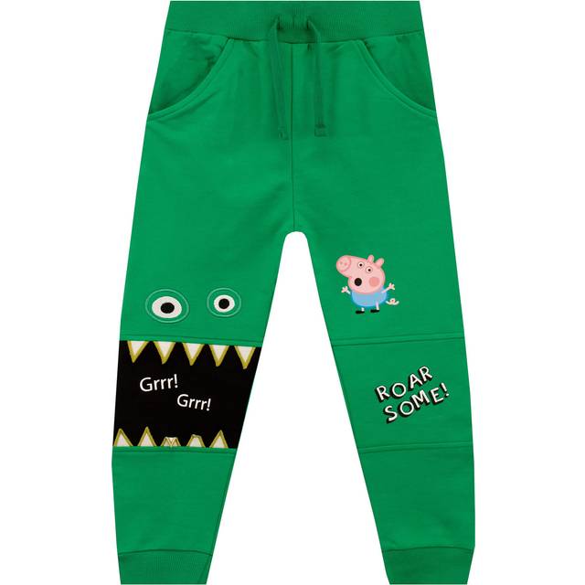 Roarsome George Pig Joggers - Green - 7-8 Years