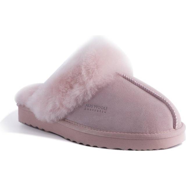 Sheepskin Wool Sydney Slippers - Pale Pink - 11