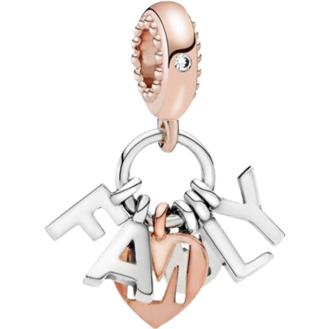 Pandora Charm Moments Family Buchstaben 787785CZ - bicolor