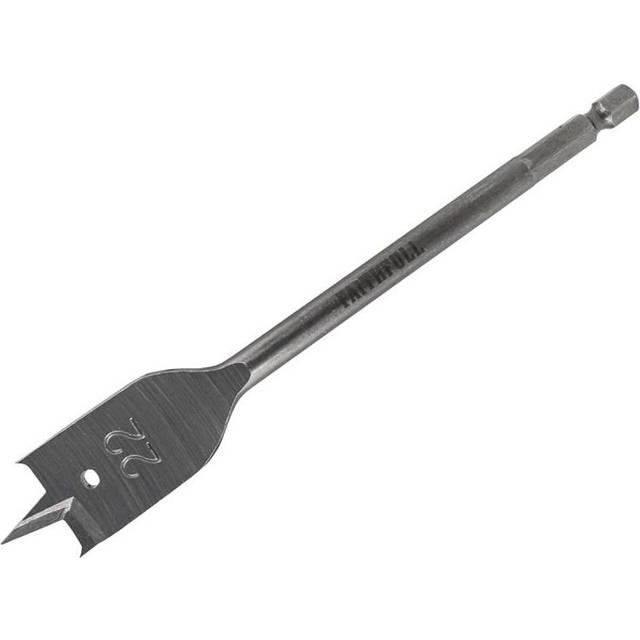 Faithfull Flat Wood Drill Bit 22mm 151mm Pack of 1