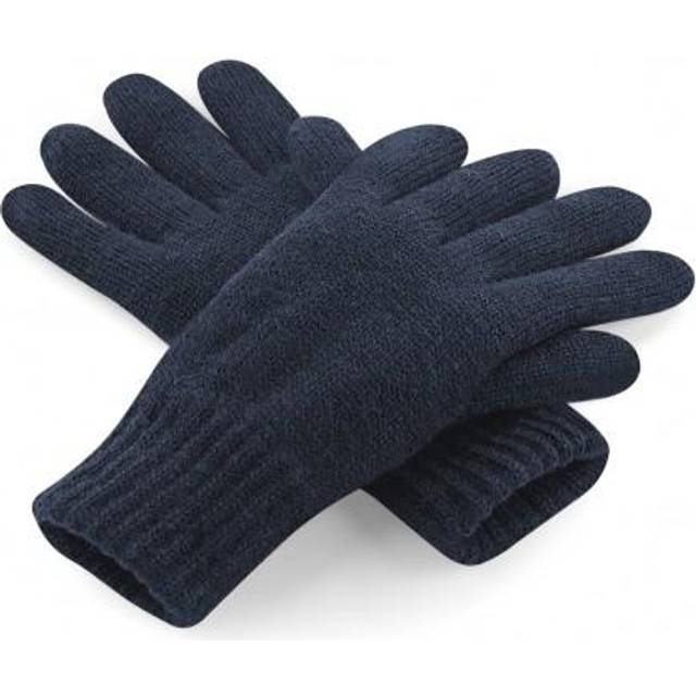 (S/M, Heather Grey) Beechfield Unisex Classic Thinsulate Thermal Winter Gloves