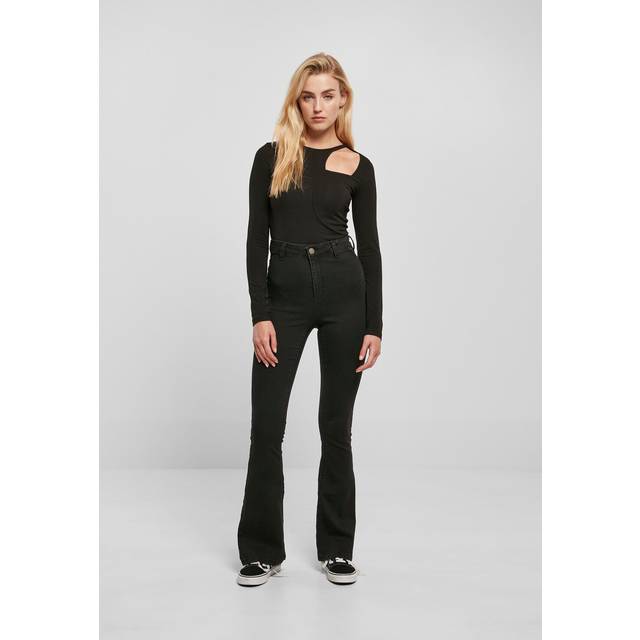 UC Ladies UC Super Stretch Bootcut Denim Pants Black / 27 Jeans