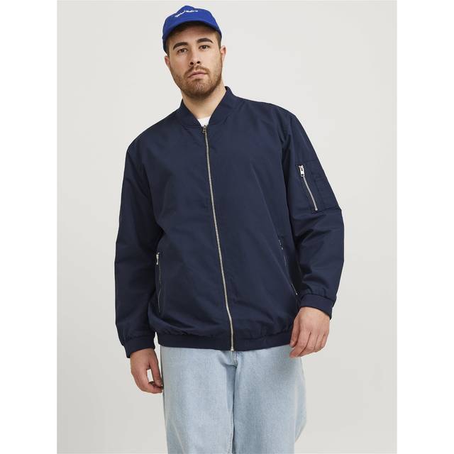 Jack & Jones Rush Bomber Jacket - Navy Navy - JACK & JONES - Size: 6XL(66)