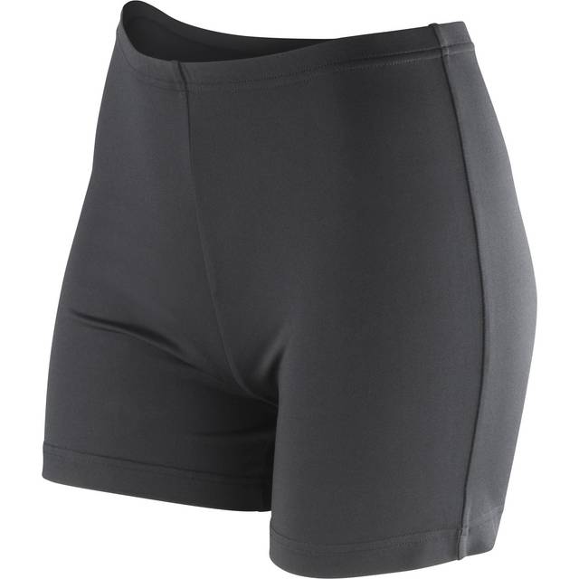 (S, Black) Spiro Womens/Ladies Impact Softex Quick Dry Shorts