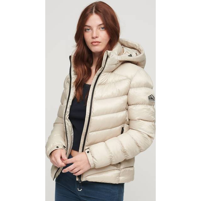 Women's Puffer jacket Superdry Everest - Beige - XS
