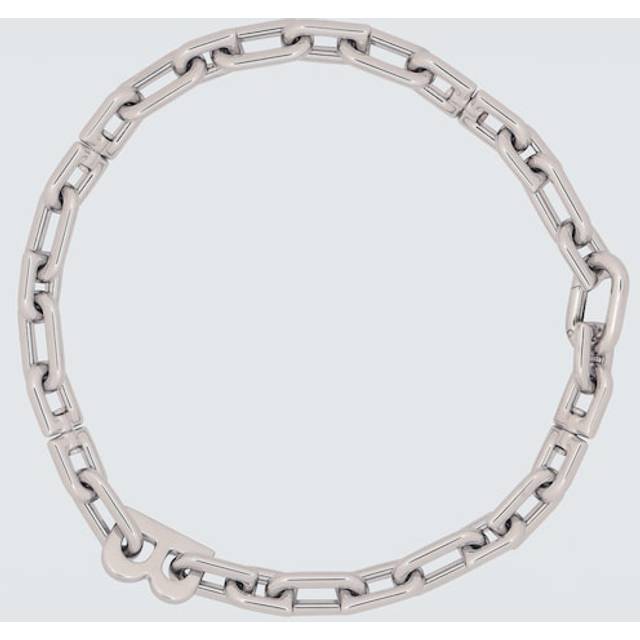 Balenciaga B Chain thin necklace