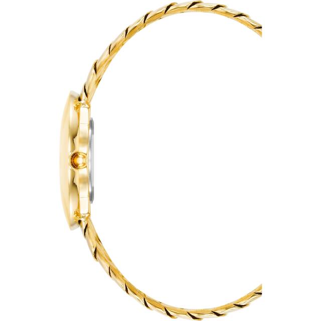 Anne Klein Women's Double Chain Bracelet Watch in Silver-Tone / Gold-Tone