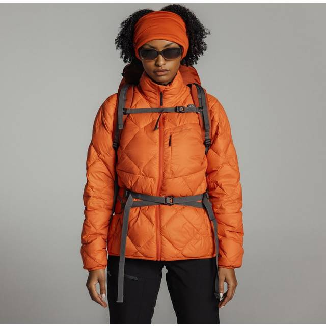Tived Down Jacket W Lively Red (S) - Röd (S)