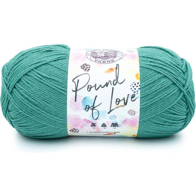 Lion Brand Yarn Pound of Love  Value Yarn  Large Yarn for Knitting and crocheting  craft Yarn  Waterfall
