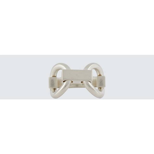 Jil Sander Chain-link sterling silver ring (M)
