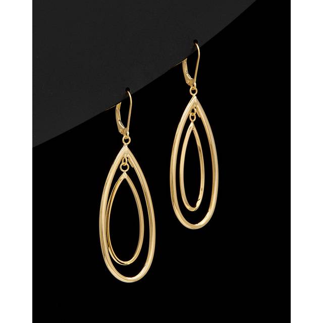 14K Italian Gold Tear Drop Earrings