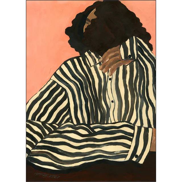 POSTER & FRAME The Poster Club X Hanna Peterson - Serene Stripes |Multi/patterned |50X70 cm