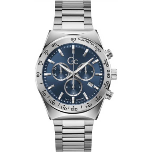 Marciano Guess Gc Steel Chronograph Watch - Silver - T/U
