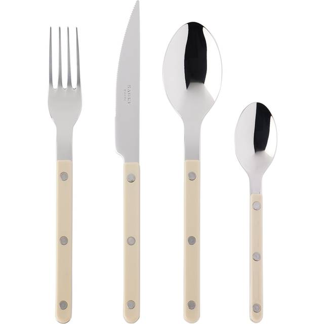 Bistrot Solid bestickset 4 delar, light kaki - Light kaki