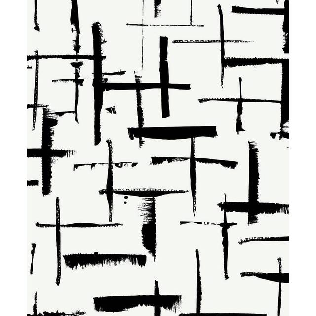 Carma Peel & Stick Inkwork Abstract Blue Dusk