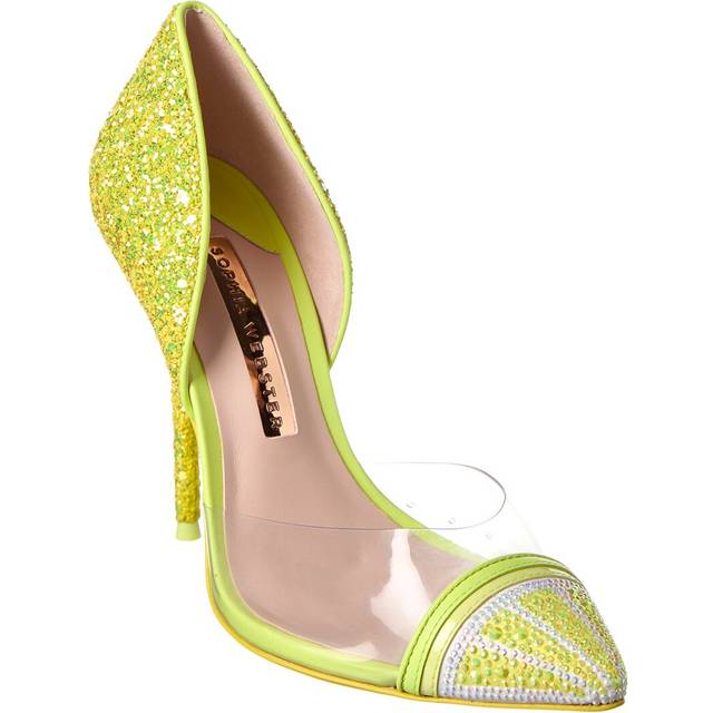 Sophia Webster Jessica Glitter & Vinyl Pump