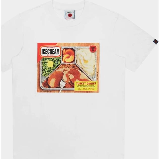 TV DINNERS T-SHIRT - WHITE, L