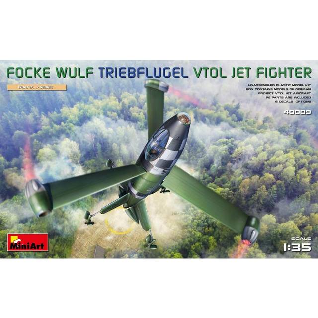 MIN40009 - Miniart 1:35 - Focke-Wulf VTOL Triebflugel Jet Fighter