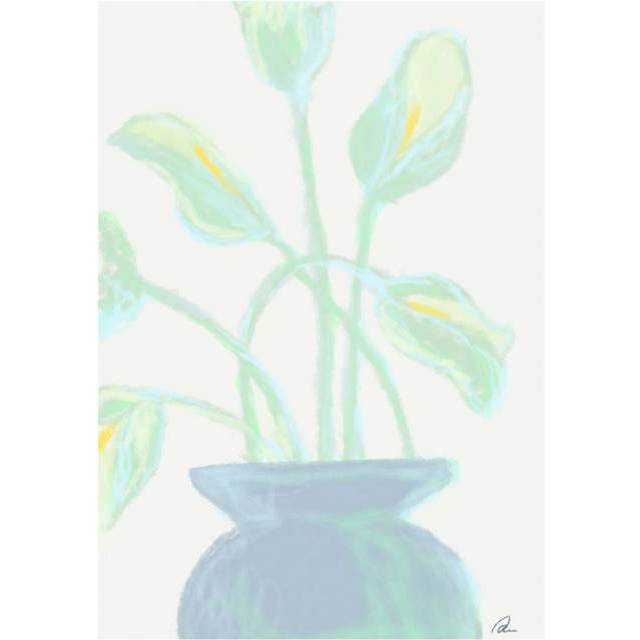 Pelcasa - Poster Flowers Mint - Beige - Posters - Fr&#xE5;n Homeroom