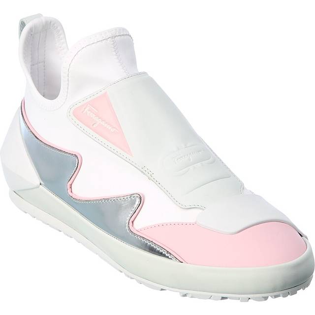 Ferragamo Nile Neoprene & Leather Sock Sneaker
