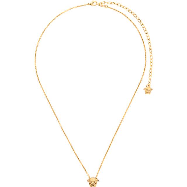 Versace, Necklaces, female, Yellow, ONE SIZE, Golden Medusa Pendant Necklace