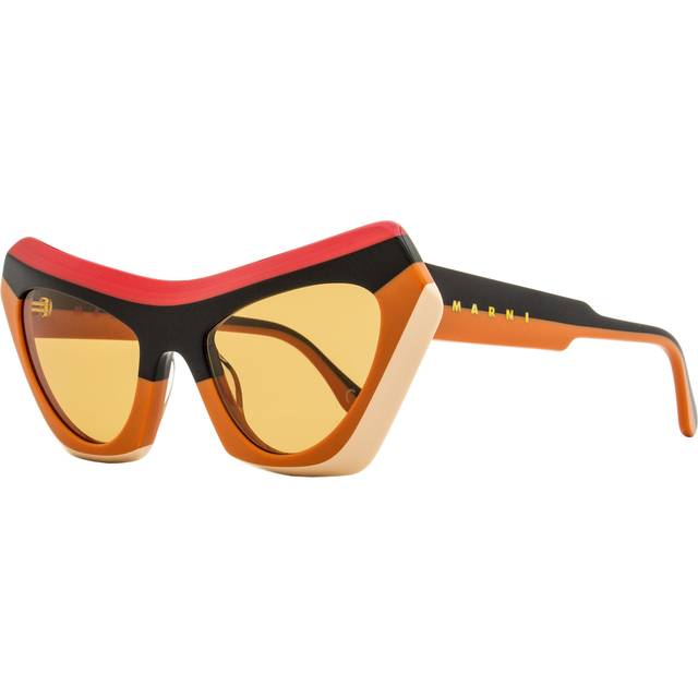 Marni Devil&#39;s Pool 3627 P1N Women&#39;s Sunglasses Red Size 56 - Multicolor (56)