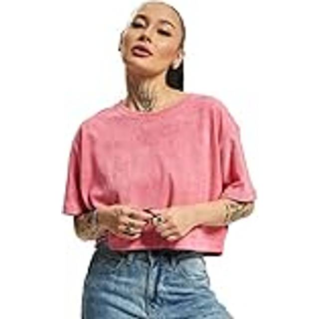 UC Ladies UC Short Towel Tee Pink / L T-shirt