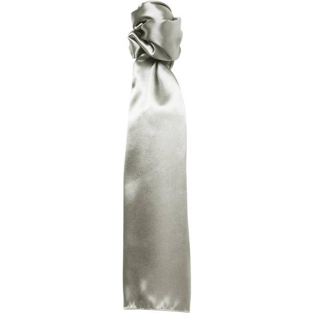 (One Size, Silver) Premier Scarf - Ladies/Womens Plain Business Scarf