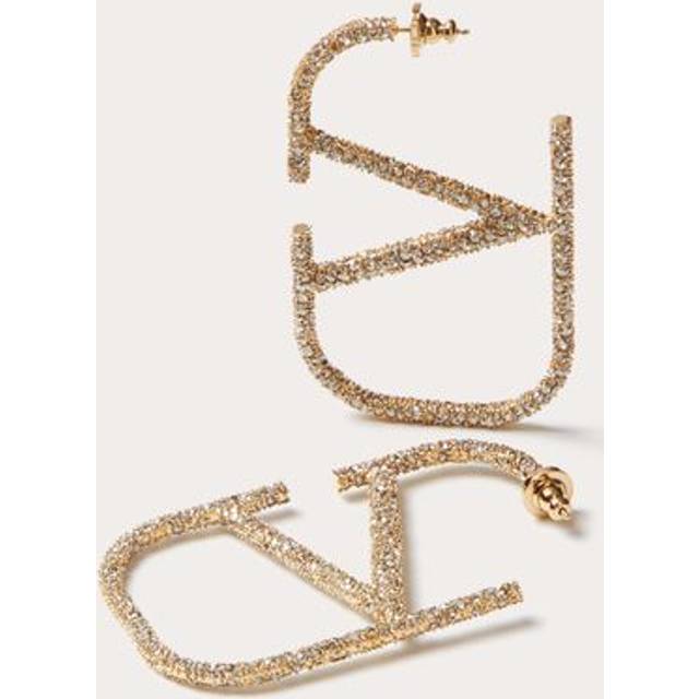 Valentino Vlogo Signature Crystals Earrings
