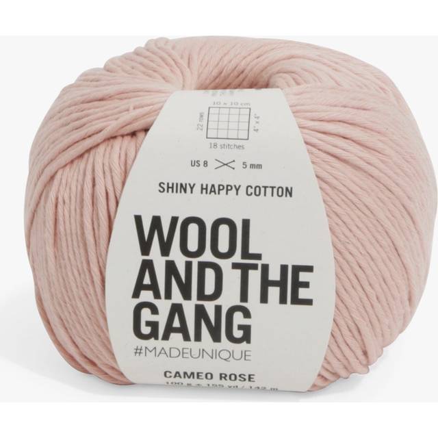 Wool And The Gang Shiny Happy Cotton Knitting and Crochet Yarn, 100g