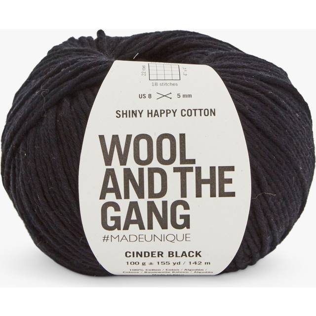 Wool And The Gang Shiny Happy Cotton Knitting and Crochet Yarn, 100g