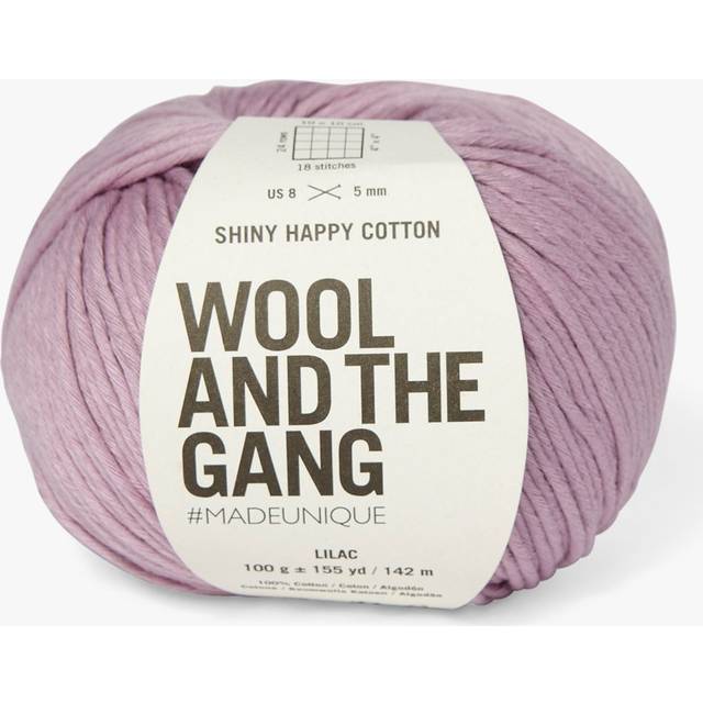 Wool And The Gang Shiny Happy Cotton Knitting and Crochet Yarn, 100g