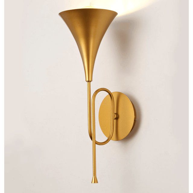 Mantra M6353 Jazz Wall Lamp 1 Light Gold Painting