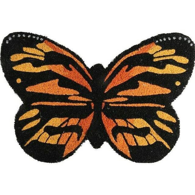 Fallen Fruits Butterfly Shape Coir Doormat